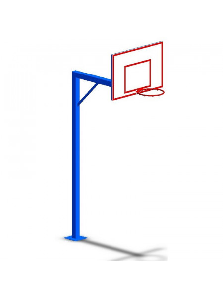 Стійка баскетбольна с кільцем для стадіона